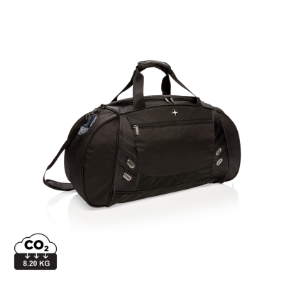 Picture of SWISS PEAK WEEKEND & SPORTS BAG PVC FREE in Black