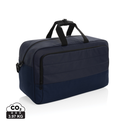 Picture of ARMOND AWARE™ RPET WEEKEND DUFFLE in Navy.