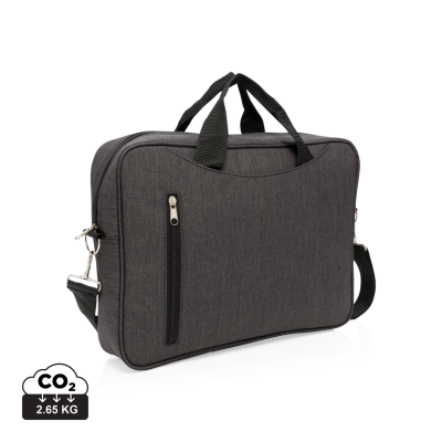 Picture of CLASSIC 15 INCH LAPTOP BAG in Anthracite Grey.