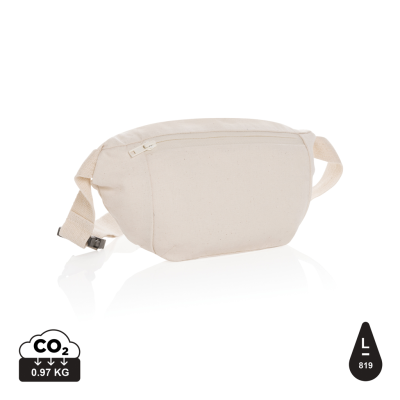 Picture of IMPACT AWARE™ 285GSM RCANVAS HIP BAG UNDYED in Off White.