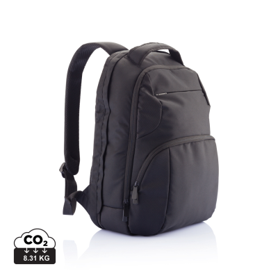 Picture of UNIVERSAL LAPTOP BACKPACK RUCKSACK in Black.