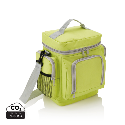 Picture of DELUXE TRAVEL COOL BAG in Green.