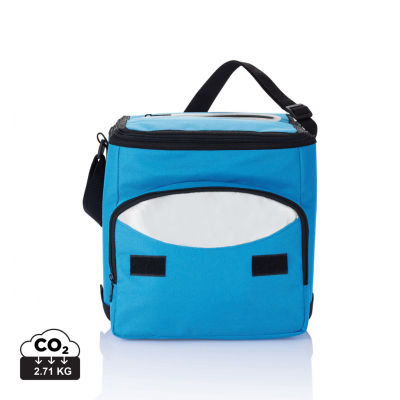 Picture of FOLDING COOL BAG in Blue & Silver
