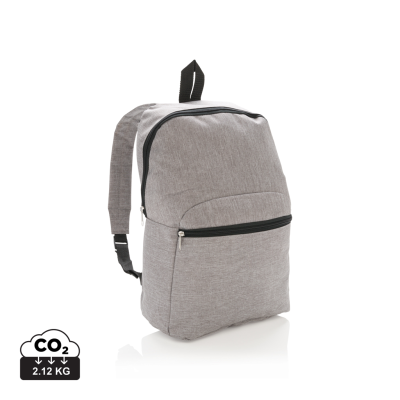 Picture of CLASSIC TWO TONE BACKPACK RUCKSACK in Pale Grey.