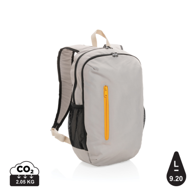 Picture of IMPACT AWARE™ 300D RPET CASUAL BACKPACK RUCKSACK