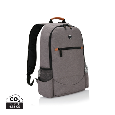 Picture of FASHION DUO TONE BACKPACK RUCKSACK PVC FREE in Grey