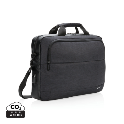 Picture of WISS PEAK MODERN 15 INCH LAPTOP BAG in Black.