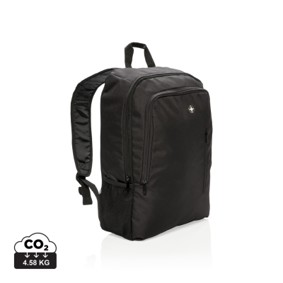 Picture of SWISS PEAK 17 INCH BUSINESS LAPTOP BACKPACK RUCKSACK in Black.