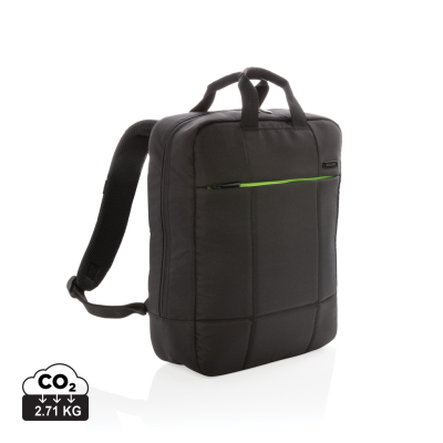 Picture of SOHO BUSINESS RPET 15,6 INCH LAPTOP BACKPACK RUCKSACK PVC FREE in Black.