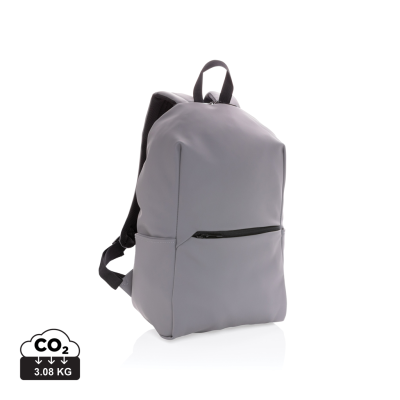 Picture of SMOOTH PU 15,6 INCH LAPACK RUCKSACK in Grey.