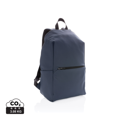 Picture of SMOOTH PU 15,6 INCH LAPACK RUCKSACK in Navy.