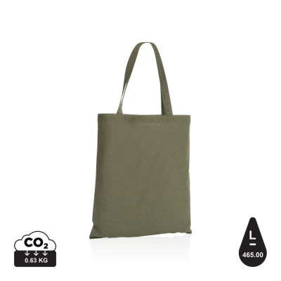 Picture of IMPACT AWARE™ RECYCLED COTTON TOTE 145G in Green.