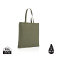 Picture of IMPACT AWARE™ RECYCLED COTTON TOTE W & BOTTOM 145G in Green