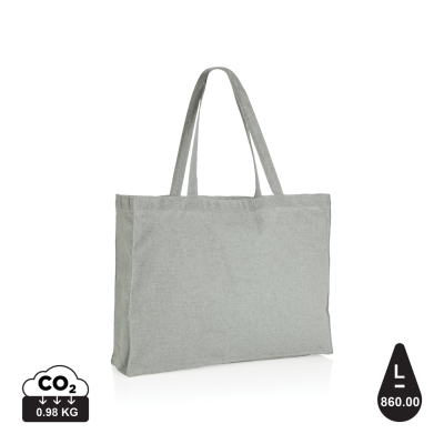 IMPACT AWARE™ RECYCLED COTTON SHOPPER 145G in Grey.