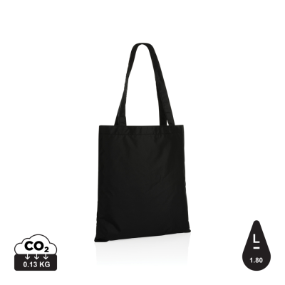 Picture of IMPACT AWARE™ RPET 190T TOTE BAG in Black.