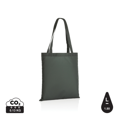 IMPACT AWARE™ RPET 190T TOTE BAG in Anthracite.