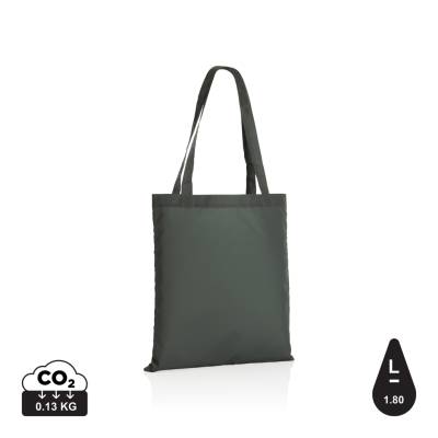 Picture of IMPACT AWARE™ RPET 190T TOTE BAG in Anthracite.