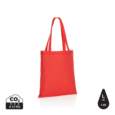 Picture of IMPACT AWARE™ RPET 190T TOTE BAG in Red.