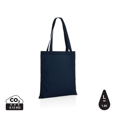 IMPACT AWARE™ RPET 190T TOTE BAG in Navy.