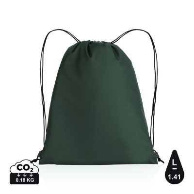 IMPACT AWARE™ RPET 190T DRAWSTRING BAG in Anthracite.