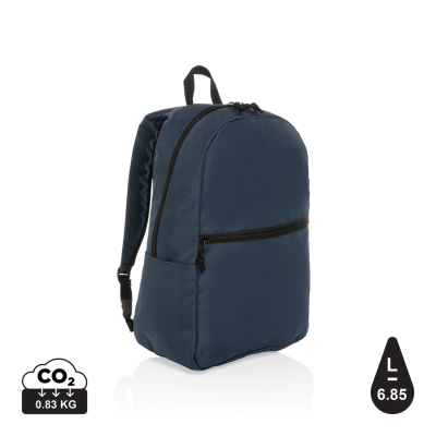 Picture of IMPACT AWARE™ RPET LIGHTWEIGHT BACKPACK RUCKSACK in Navy.