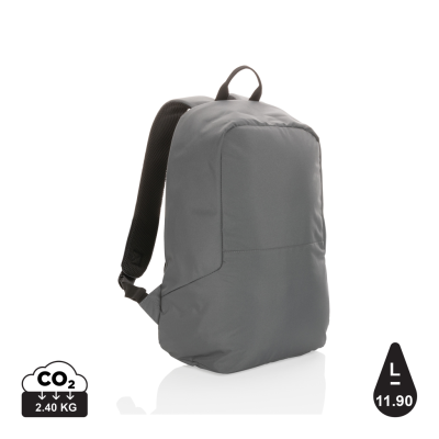 Picture of IMPACT AWARE™ RPET ANTI-THEFT BACKPACK RUCKSACK in Anthracite