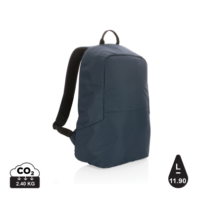 Picture of IMPACT AWARE™ RPET ANTI-THEFT BACKPACK RUCKSACK in Navy