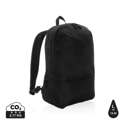 Picture of IMPACT AWARE™ 2-IN-1 BACKPACK RUCKSACK AND COOLER DAYPACK in Black.