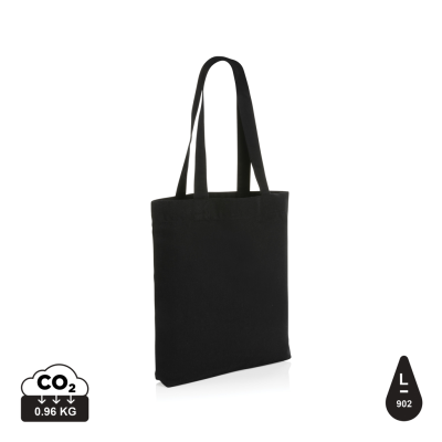 Picture of IMPACT AWARE™ 285GSM RCANVAS TOTE BAG UNDYED in Black