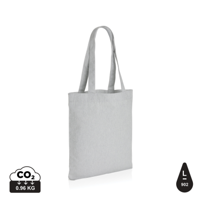 IMPACT AWARE™ 285GSM RCANVAS TOTE BAG UNDYED in Grey.