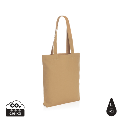 Picture of IMPACT AWARE™ 285GSM RCANVAS TOTE BAG UNDYED in Brown.