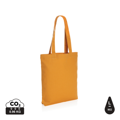 IMPACT AWARE™ 285 GSM RCANVAS TOTE BAG in Sundial Orange.