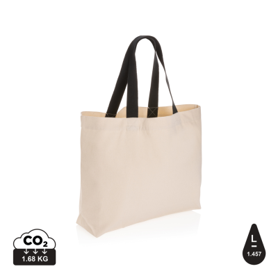 Picture of IMPACT AWARE™ 240 GSM RCANVAS LARGE TOTE UNDYED in Off White