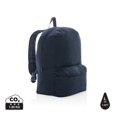 Picture of IMPACT AWARE™ 285 GSM RCANVAS BACKPACK RUCKSACK UNDYED in Navy