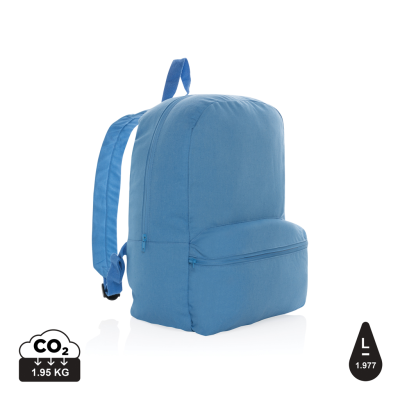 Picture of IMPACT AWARE™ 285 GSM RCANVAS BACKPACK RUCKSACK in Tranquil Blue