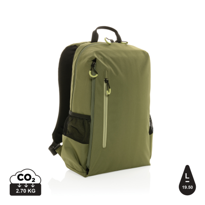 Picture of IMPACT AWARE™ LIMA 15,6 INCH RFID LAPTOP BACKPACK RUCKSACK in Green