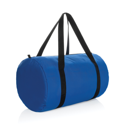 Picture of DILLON AWARE™ RPET FOLDING SPORTS BAG in Royal Blue.