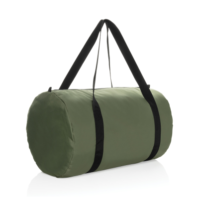 Picture of DILLON AWARE™ RPET FOLDING SPORTS BAG in Green.