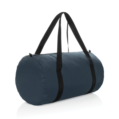 Picture of DILLON AWARE™ RPET FOLDING SPORTS BAG in Navy.