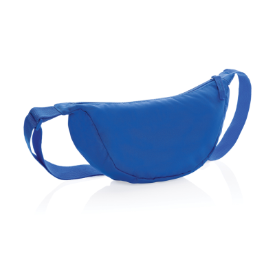 Picture of CRESCENT AWARE™ RPET HALF MOON SLING BAG in Royal Blue.