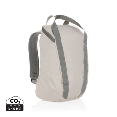 Picture of SIENNA AWARE™ RPET EVERYDAY 14 INCH LAPTOP BACKPACK RUCKSACK in Beige.