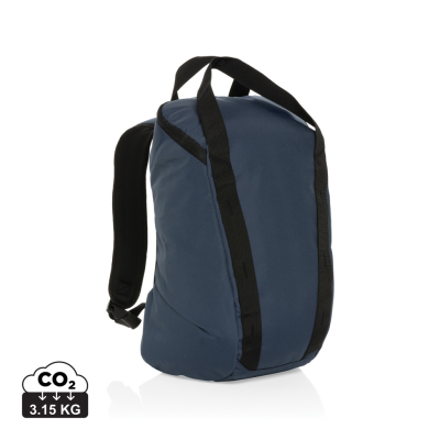 Picture of SIENNA AWARE™ RPET EVERYDAY 14 INCH LAPTOP BACKPACK RUCKSACK in Navy.