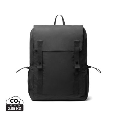 Picture of KENTO URBAN RCS RECYCLED NYLON EVERYDAY BACKPACK RUCKSACK in Black