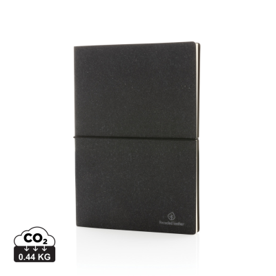 Picture of A5 BONDED LEATHER NOTE BOOK in Grey.