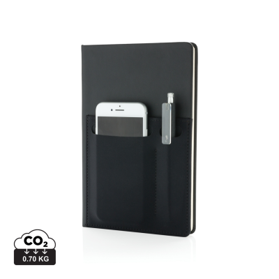 Picture of A5 DELUXE NOTE BOOK with Smart Pockets in Black