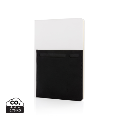 Picture of A5 DELUXE NOTE BOOK with Smart Pockets in White