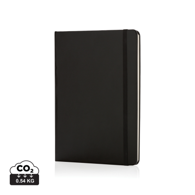 Picture of CLASSIC HARDCOVER NOTE BOOK A5 in Black.