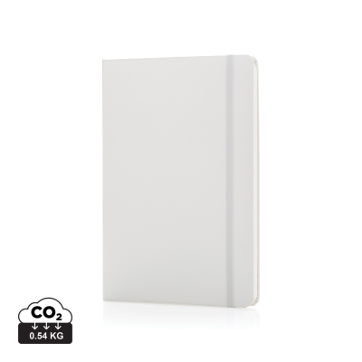 CLASSIC HARDCOVER NOTE BOOK A5 in White.
