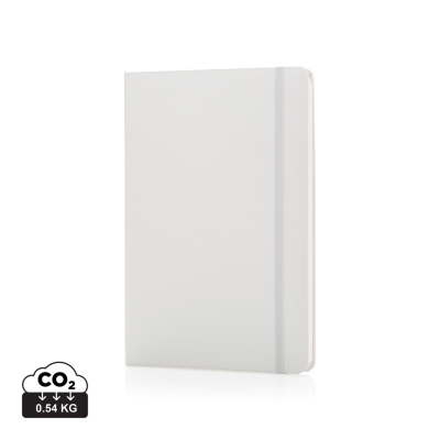 Picture of CLASSIC HARDCOVER NOTE BOOK A5 in White.