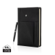 Picture of REFILLABLE NOTE BOOK AND PEN SET in Black